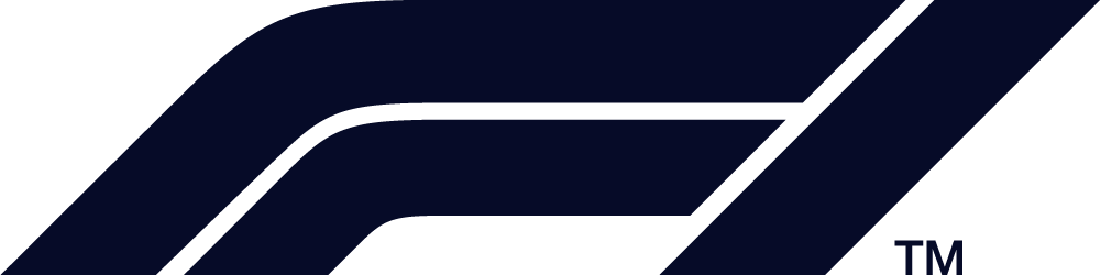 f1 logo in navy