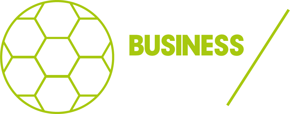 Football Business Awards 2023 logo in white and green