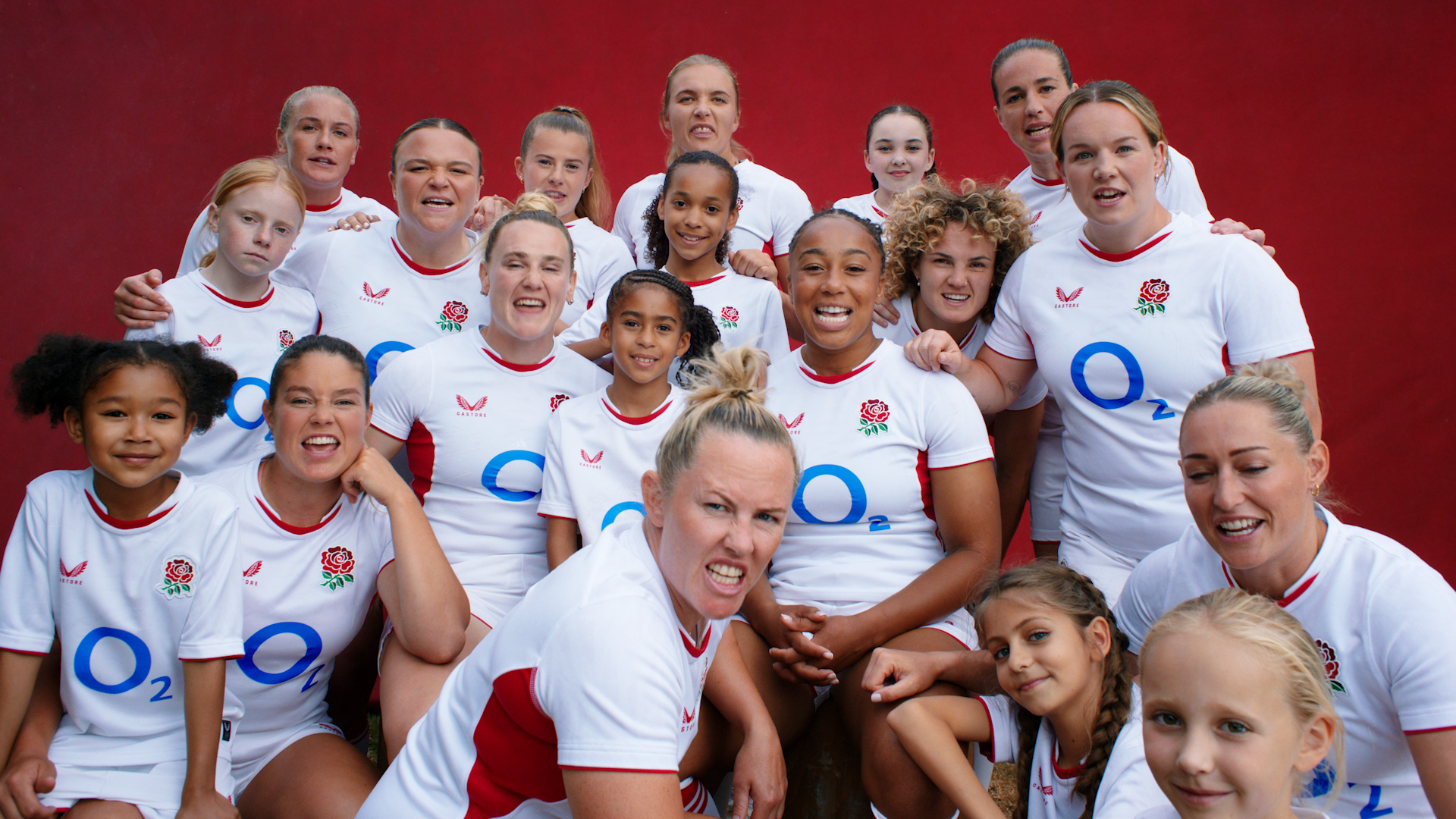Engalnd Rugby Red Roses Red Roses World Cup Campaign 'For The Girls' - MATTA